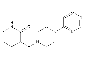 3-[[4-(4-pyrimidyl)piperazino]methyl]-2-piperidone