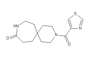 Image of 3-(thiazole-4-carbonyl)-3,10-diazaspiro[5.6]dodecan-9-one