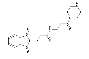 N-(3-keto-3-piperazino-propyl)-3-phthalimido-propionamide