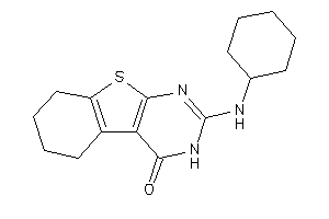 2-(cyclohexylamino)-5,6,7,8-tetrahydro-3H-benzothiopheno[2,3-d]pyrimidin-4-one