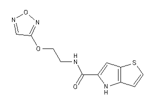 Image of N-(2-furazan-3-yloxyethyl)-4H-thieno[3,2-b]pyrrole-5-carboxamide