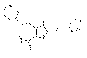 Image of 7-phenyl-2-(2-thiazol-4-ylethyl)-5,6,7,8-tetrahydro-1H-imidazo[4,5-c]azepin-4-one