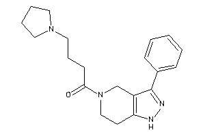 1-(3-phenyl-1,4,6,7-tetrahydropyrazolo[4,3-c]pyridin-5-yl)-4-pyrrolidino-butan-1-one