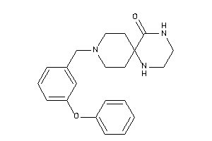 9-(3-phenoxybenzyl)-1,4,9-triazaspiro[5.5]undecan-5-one
