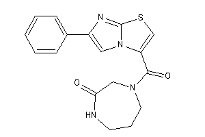 4-(6-phenylimidazo[2,1-b]thiazole-3-carbonyl)-1,4-diazepan-2-one