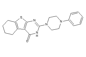 2-(4-phenylpiperazino)-5,6,7,8-tetrahydro-3H-benzothiopheno[2,3-d]pyrimidin-4-one