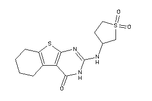 2-[(1,1-diketothiolan-3-yl)amino]-5,6,7,8-tetrahydro-3H-benzothiopheno[2,3-d]pyrimidin-4-one