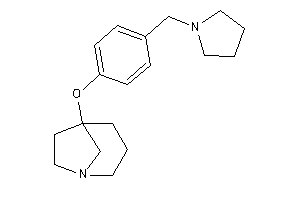 5-[4-(pyrrolidinomethyl)phenoxy]-1-azabicyclo[3.2.1]octane