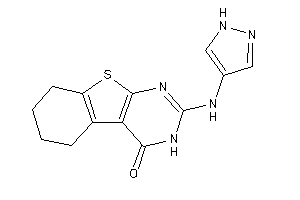 2-(1H-pyrazol-4-ylamino)-5,6,7,8-tetrahydro-3H-benzothiopheno[2,3-d]pyrimidin-4-one