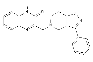 3-[(3-phenyl-6,7-dihydro-4H-isoxazolo[4,5-c]pyridin-5-yl)methyl]-1H-quinoxalin-2-one