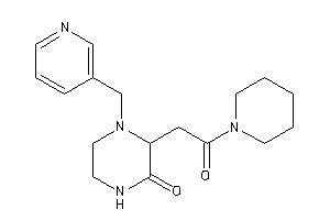 3-(2-keto-2-piperidino-ethyl)-4-(3-pyridylmethyl)piperazin-2-one