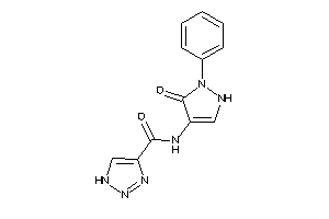 Image of N-(5-keto-1-phenyl-3-pyrazolin-4-yl)-1H-triazole-4-carboxamide