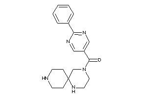 (2-phenylpyrimidin-5-yl)-(1,4,9-triazaspiro[5.5]undecan-4-yl)methanone
