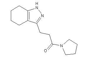 1-pyrrolidino-3-(4,5,6,7-tetrahydro-1H-indazol-3-yl)propan-1-one