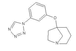 5-[3-(tetrazol-1-yl)phenoxy]-1-azabicyclo[3.2.1]octane