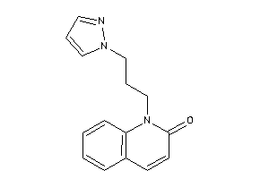 1-(3-pyrazol-1-ylpropyl)carbostyril