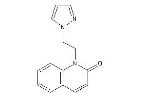 1-(2-pyrazol-1-ylethyl)carbostyril