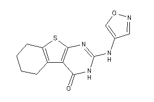 2-(isoxazol-4-ylamino)-5,6,7,8-tetrahydro-3H-benzothiopheno[2,3-d]pyrimidin-4-one