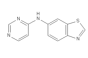 1,3-benzothiazol-6-yl(4-pyrimidyl)amine