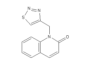1-(thiadiazol-4-ylmethyl)carbostyril