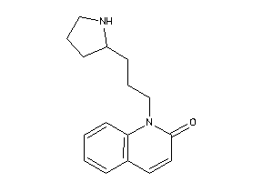 1-(3-pyrrolidin-2-ylpropyl)carbostyril