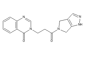3-[3-(4,6-dihydro-1H-pyrrolo[3,4-c]pyrazol-5-yl)-3-keto-propyl]quinazolin-4-one