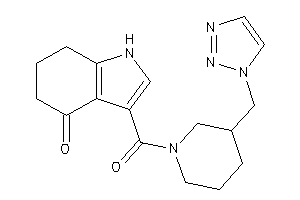 3-[3-(triazol-1-ylmethyl)piperidine-1-carbonyl]-1,5,6,7-tetrahydroindol-4-one