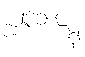 3-(1H-imidazol-4-yl)-1-(2-phenyl-5,7-dihydropyrrolo[3,4-d]pyrimidin-6-yl)propan-1-one