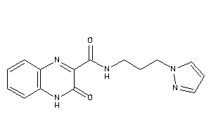 3-keto-N-(3-pyrazol-1-ylpropyl)-4H-quinoxaline-2-carboxamide