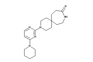 3-(4-piperidinopyrimidin-2-yl)-3,10-diazaspiro[5.6]dodecan-9-one