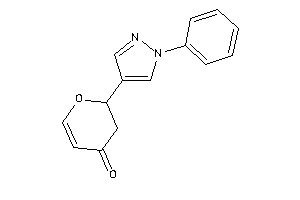 Image of 2-(1-phenylpyrazol-4-yl)-2,3-dihydropyran-4-one