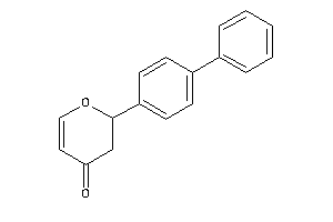 Image of 2-(4-phenylphenyl)-2,3-dihydropyran-4-one