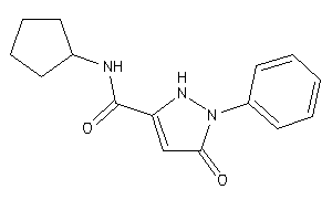 N-cyclopentyl-5-keto-1-phenyl-3-pyrazoline-3-carboxamide