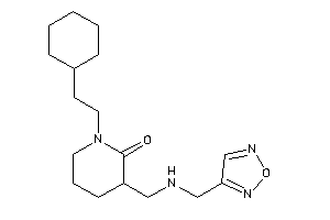 1-(2-cyclohexylethyl)-3-[(furazan-3-ylmethylamino)methyl]-2-piperidone