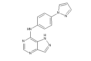 1H-pyrazolo[4,3-d]pyrimidin-7-yl-(4-pyrazol-1-ylphenyl)amine