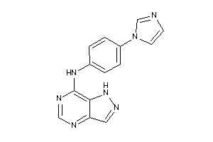 (4-imidazol-1-ylphenyl)-(1H-pyrazolo[4,3-d]pyrimidin-7-yl)amine