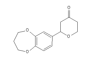 2-(3,4-dihydro-2H-1,5-benzodioxepin-7-yl)tetrahydropyran-4-one