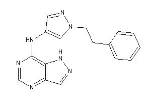 (1-phenethylpyrazol-4-yl)-(1H-pyrazolo[4,3-d]pyrimidin-7-yl)amine