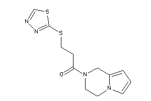 1-(3,4-dihydro-1H-pyrrolo[1,2-a]pyrazin-2-yl)-3-(1,3,4-thiadiazol-2-ylthio)propan-1-one