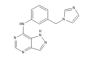 [3-(imidazol-1-ylmethyl)phenyl]-(1H-pyrazolo[4,3-d]pyrimidin-7-yl)amine