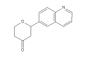Image of 2-(6-quinolyl)tetrahydropyran-4-one