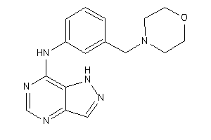 [3-(morpholinomethyl)phenyl]-(1H-pyrazolo[4,3-d]pyrimidin-7-yl)amine