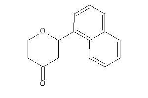 Image of 2-(1-naphthyl)tetrahydropyran-4-one