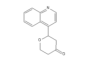 Image of 2-(4-quinolyl)tetrahydropyran-4-one