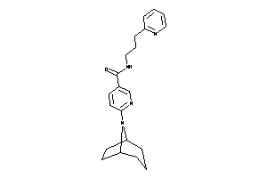 6-(8-azabicyclo[3.2.1]octan-8-yl)-N-[3-(2-pyridyl)propyl]nicotinamide