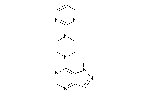 7-[4-(2-pyrimidyl)piperazino]-1H-pyrazolo[4,3-d]pyrimidine