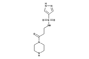N-(3-keto-3-piperazino-propyl)-1H-pyrazole-4-sulfonamide