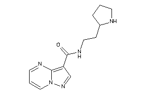 N-(2-pyrrolidin-2-ylethyl)pyrazolo[1,5-a]pyrimidine-3-carboxamide