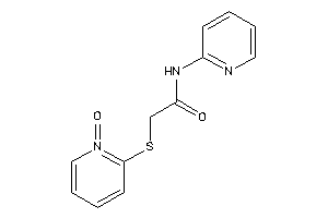 2-[(1-keto-2-pyridyl)thio]-N-(2-pyridyl)acetamide