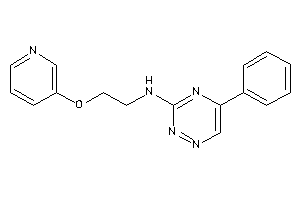 (5-phenyl-1,2,4-triazin-3-yl)-[2-(3-pyridyloxy)ethyl]amine